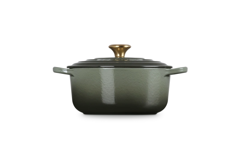 Le Creuset brytfanna żeliwna emaliowana Signature okrągła 20 cm 2,4l thyme