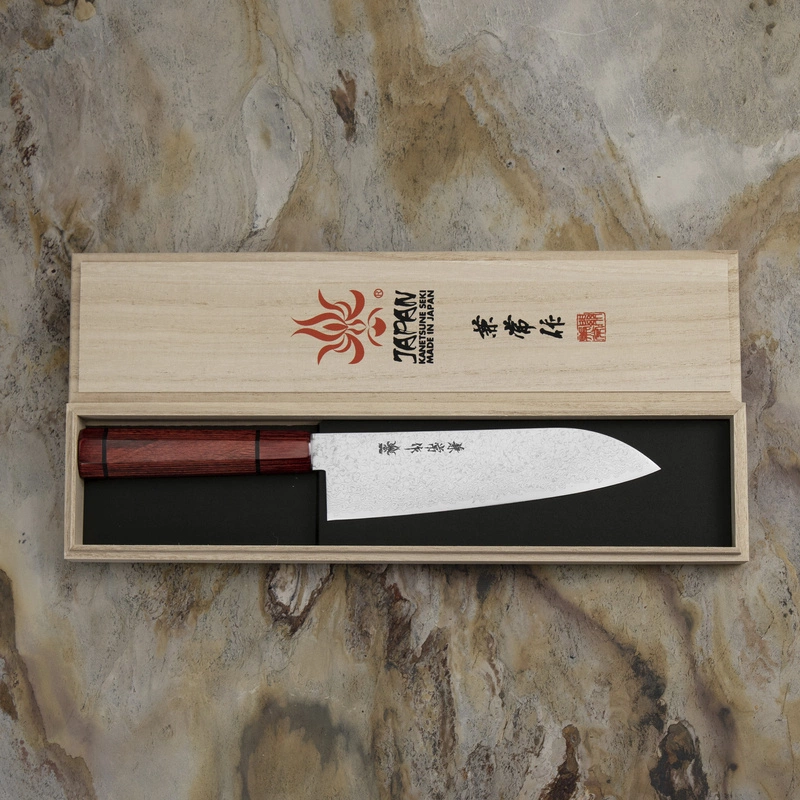 Kanetsune Seki - Minamo-kaze Nóż Santoku 18 cm