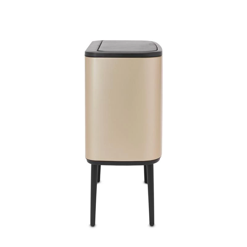Brabantia - Kosz na śmieci Touch Bin Bo 3 x 11L Szampański