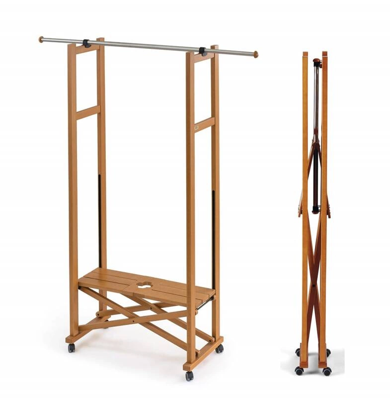 ARREDAMENTI - ELIOS Stojak na ubrania - 37 x 78 cm, Brązowy