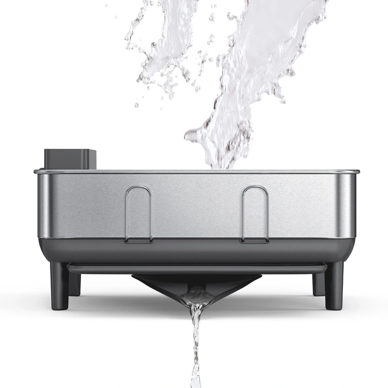 simplehuman - Ociekacz do naczyń COMPACT - stal nierdzewna