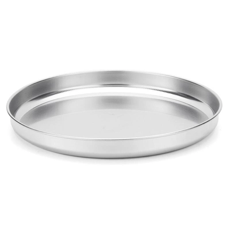 Steel Pan - Forma okrągła do pieczenia pizzy stalowa z nieprzywierającą teksturą 32x3 cm
