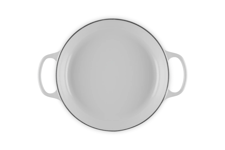 Le Creuset - garnek patelnia Gourmet Signature 26 cm 2,2 l biały