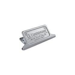 Zassenhaus - klips do torebek, metal, 11,5 x 3,5 x 4,5 cm, srebrny Retro
