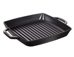 Staub - patelnia żeliwna kwadratowa 23 cm czarna