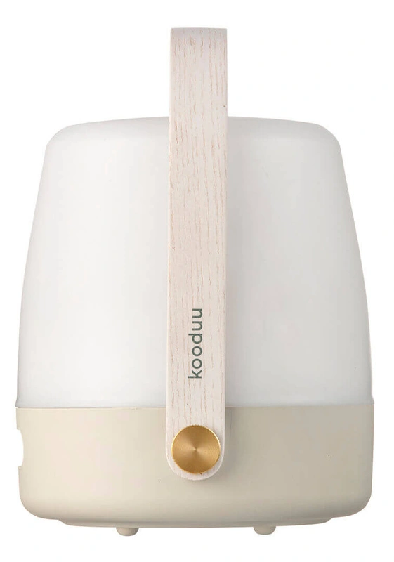 Kooduu - LITE-UP Lampa przenośna akumulatorowa - Beżowy