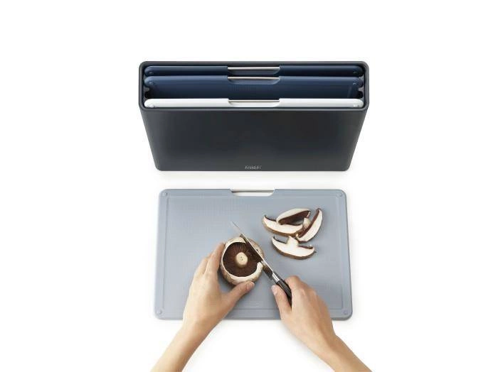 Joseph Joseph - Zestaw 4 desek do krojenia L, grafitowy Folio