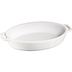 Staub - owalny półmisek ceramiczny 1.1 l, biały