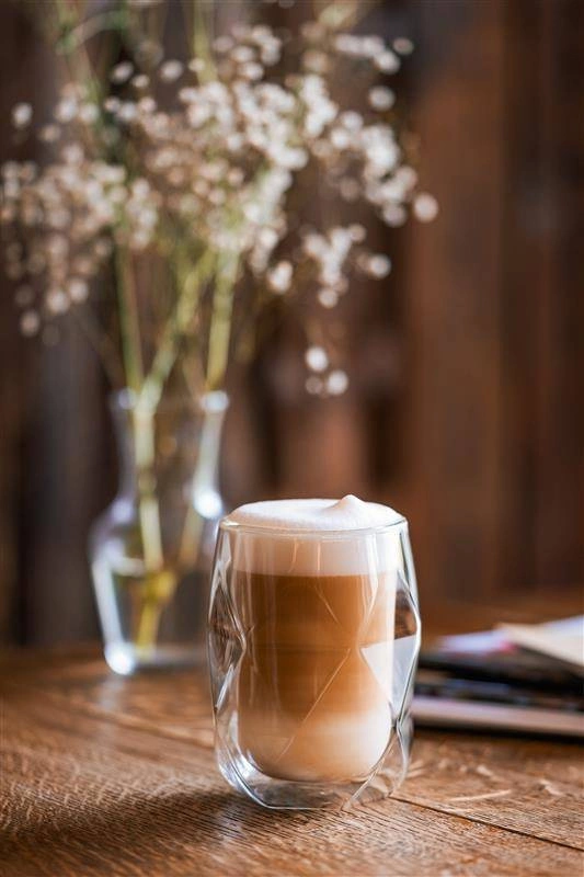 Vialli Design - Komplet 2-szklanek 250ml z podwójną ścianką 250ml Geo