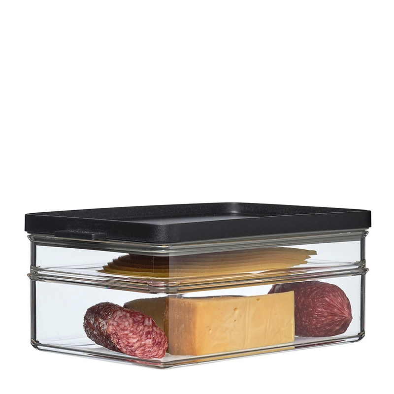 Mepal - Pojemnik na wędliny i sery Omnia 500+1200ml Nordic Black