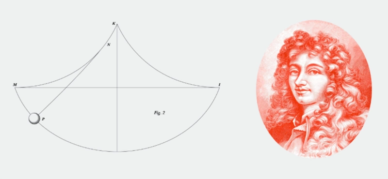 Huygens – zegar One 35 index Wood