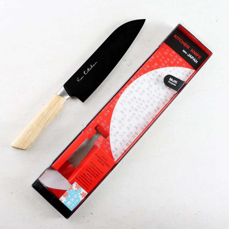 Satake - Black Ash Nóż Santoku 17 cm