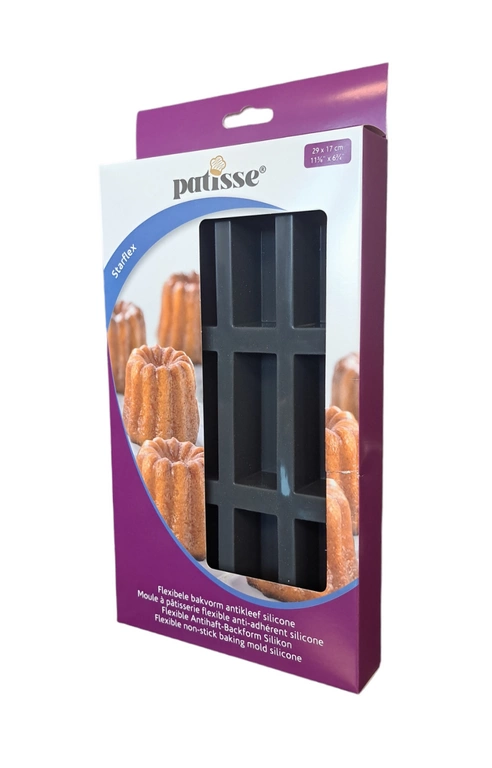 Patisse - Silikonowa forma na 12 ciastek 29x17cm STARFLEX