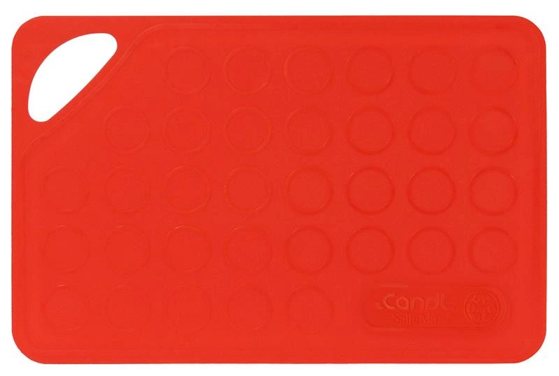 CandL - Mata kuchenna do krojenia 26x17 czerwona