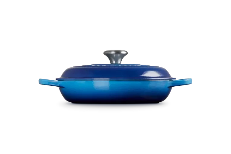 Le Creuset - garnek gourmet profesjonalny 30 cm 3,5 l lazur