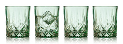 Lyngby Glas - Szklanki do whisky Sorrento 320 ml 4 sztuki zielone