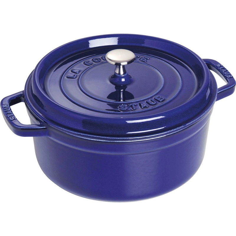 Staub - garnek brytfanna żeliwna niebieska 3,8 l 24 cm