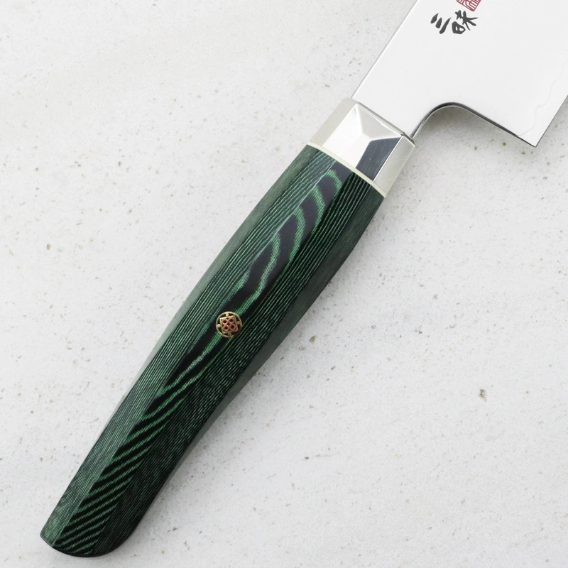 Mcusta Zanmai - Green Revolution SPG2 Nóż Santoku 18cm