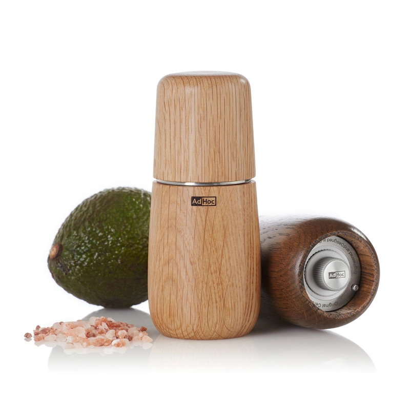 AdHoc - Młynek dębowy do soli lub pieprzu Yono XS - jasny