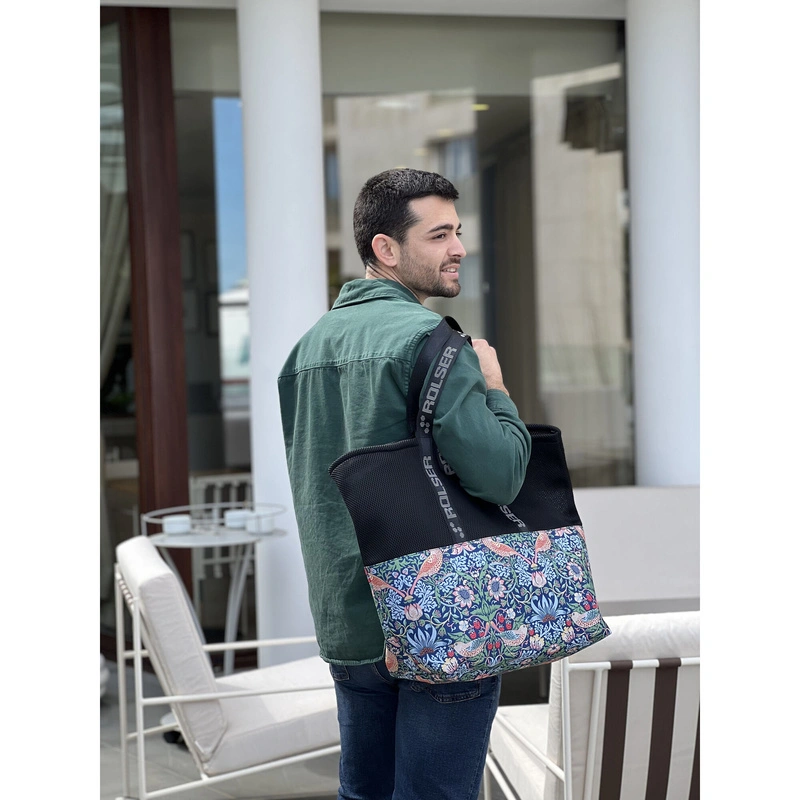 Rolser - Wózek na zakupy Urban William Morris Bag Birds