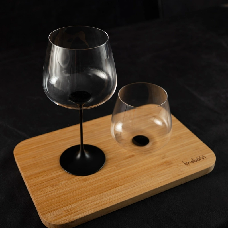 Trebonn - SplitGlass - zestaw 2 czarnych kieliszków Collio