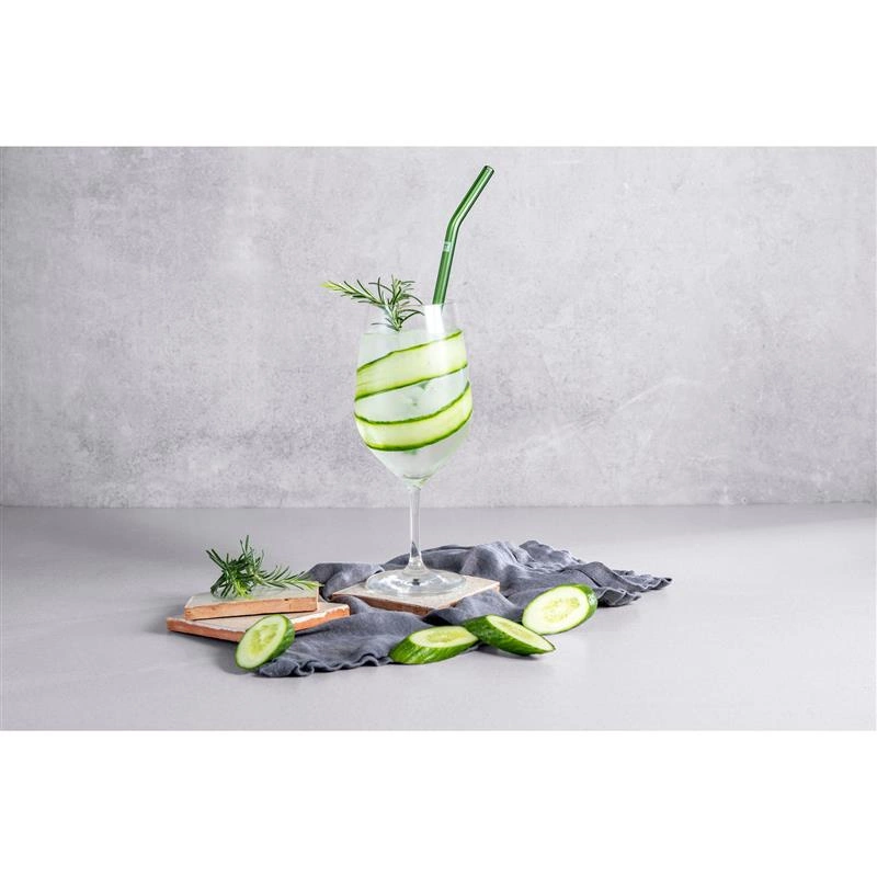 Zwilling - zestaw 4 słomek zakrzywionych kolorowe Sorrento