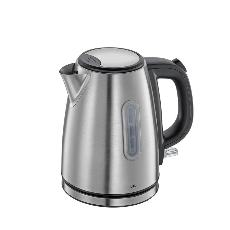 Cilio - czajnik elektryczny, stal nierdzewna, 1,0 l, śred. 15 x 20 cm Classic