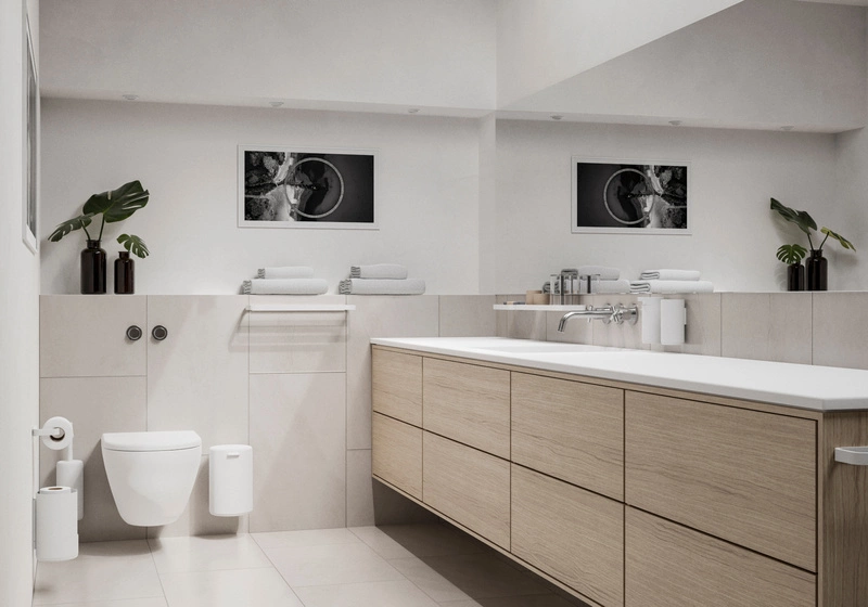 Zone Denmark - Półka łazienkowa 44 cm Rim White