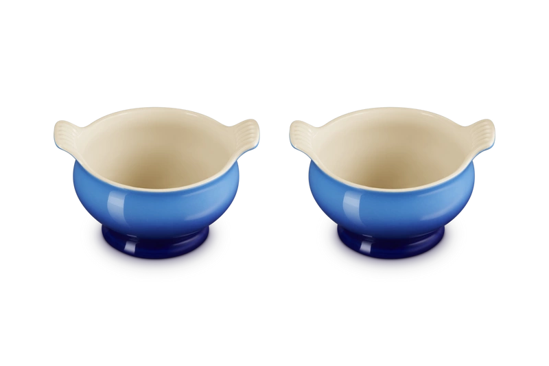 Le Creuset - Zestaw 2 Bulionówek 600ml azure