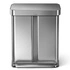Simple Human - kosz na śmieci 58 l pedałowy Touch-Bar Recycler stal FPP