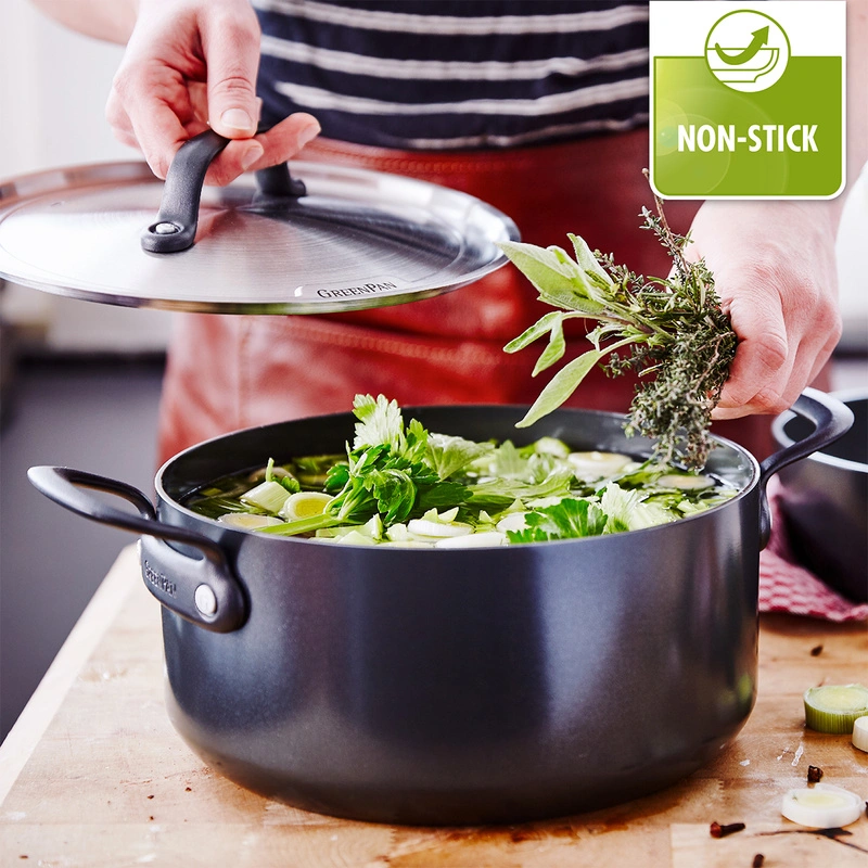 Greenpan - Garnek z pokrywką CRAFT 24 cm - 4,9L