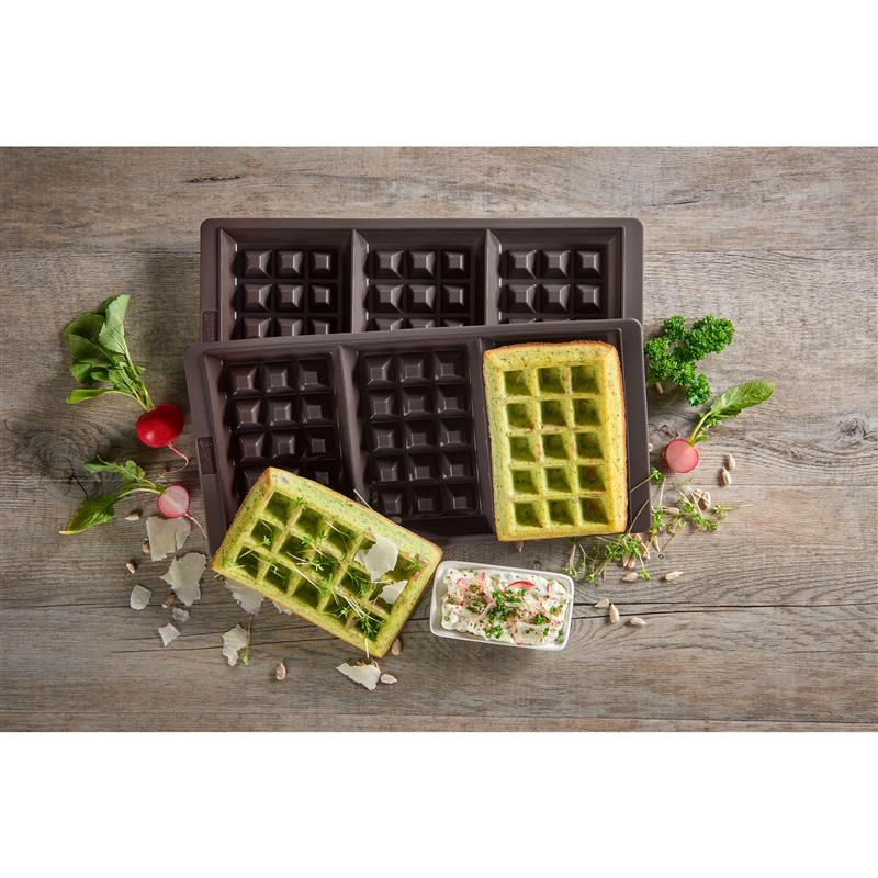 Lurch - forma na 3 gofry, 29x14,5cm, 2 szt.