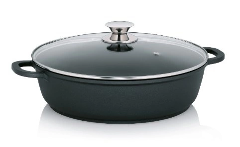 Kela - Naczynie okrągłe 5l +szklana pokrywka Kerros