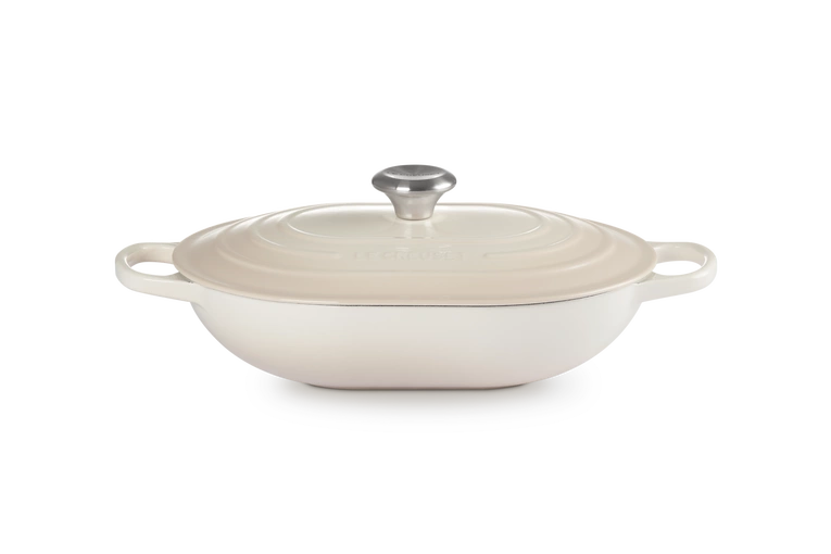 Le Creuset - Brytfanna Oblong 31 cm meringue