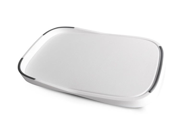 Vialli Design - Dwustronna deska do krojenia biało-szara Livio