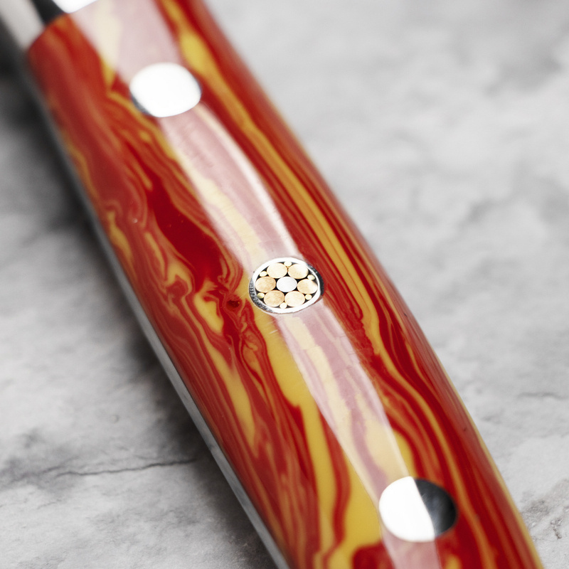 Takeshi Saji - Red Turquoise R2 Nóż uniwersalny 15 cm LIMITED