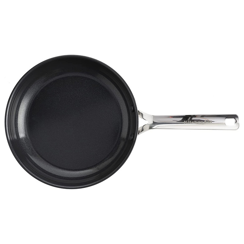 KitchenAid - Patelnie stalowe z powłoką 20 + 24 + 28 cm