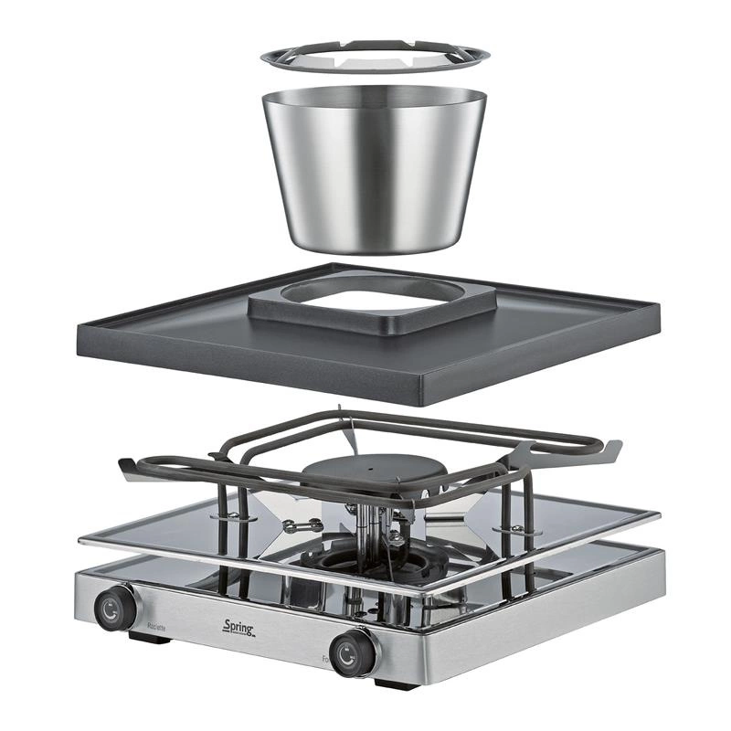 Spring - zestaw do raclette i fondue, dla 8 os., 31 x 34 x 16,5 cm RACLETTEFONDUE8 CLASSIC