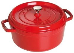 Staub - garnek brytfanna żeliwna wiśniowa 3,8 l 24 cm
