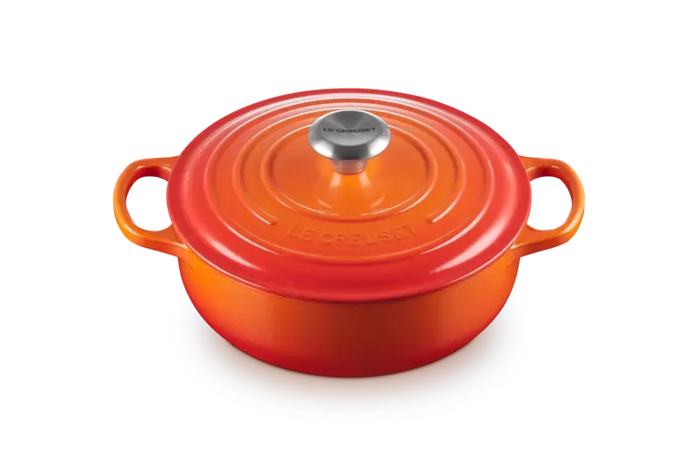 Le Creuset - garnek żeliwny Saute Signature płomienny 3,4 l 24 cm