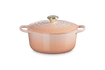 Le Creuset brytfanna żeliwna emaliowana Signature okrągła 24 cm 4.2l peche