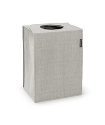 Brabantia - Składany kosz na pranie 55l prostokątny szary