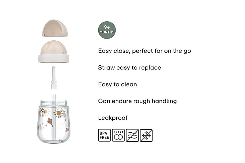 Mepal - Kubek dziecięcy ze słomką 300ml Mio Fairy Garden