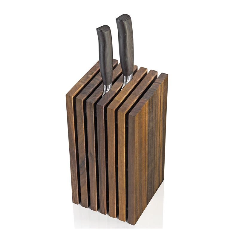 Zassenhaus - blok na noże, drewno orzechowe, 13 x 13 x 26 cm