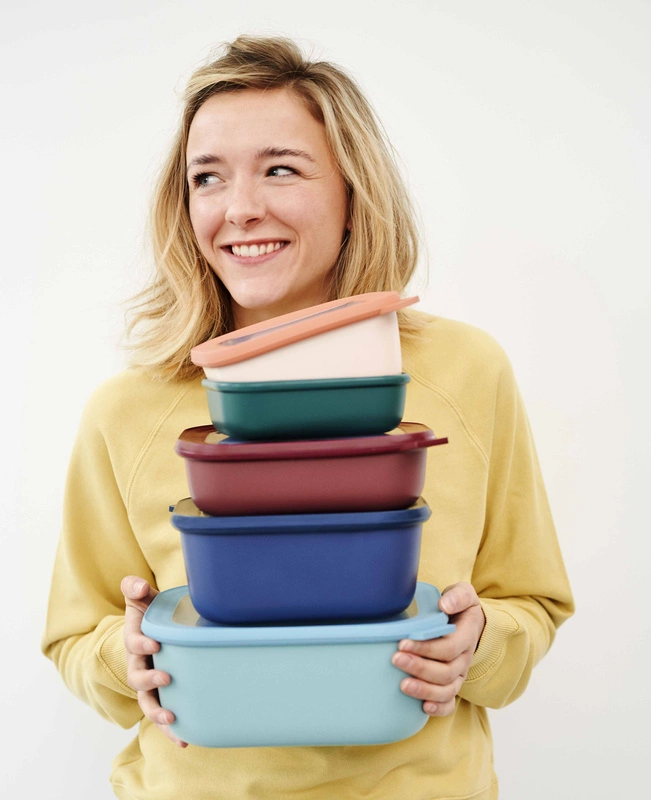 Mepal - Miska Cirqula prostokątna 750ml Nordic White