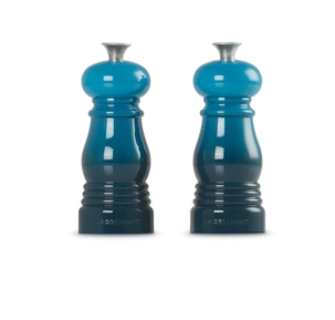 Le Creuset - zestaw młynków do soli i pieprzu 12,5 cm deep teal