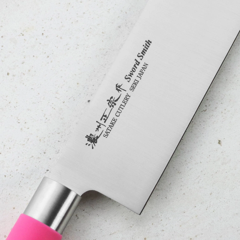 Satake - Macaron Pink Nóż Nakiri 17 cm