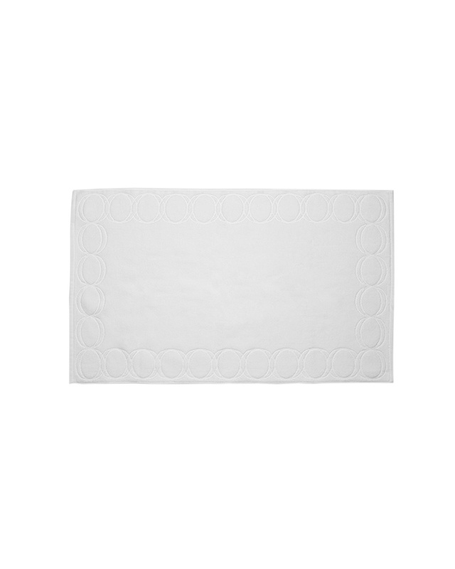 Officine Monogram - Dywanik łazienkowy Monogram Opus 60x100cm biały