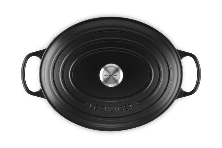 Le Creuset - brytfanna żeliwna emaliowana Signature 35 cm 8,9 l czarna