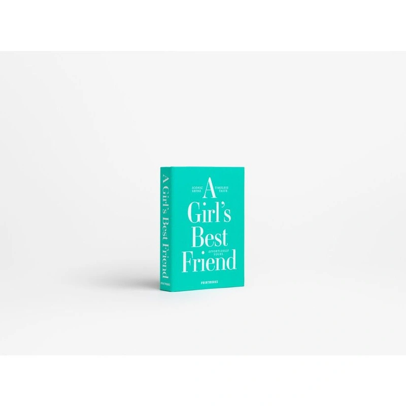 Printworks - Pudełko nabiżuterię S - "A Girls Best Friend" turkusowe
